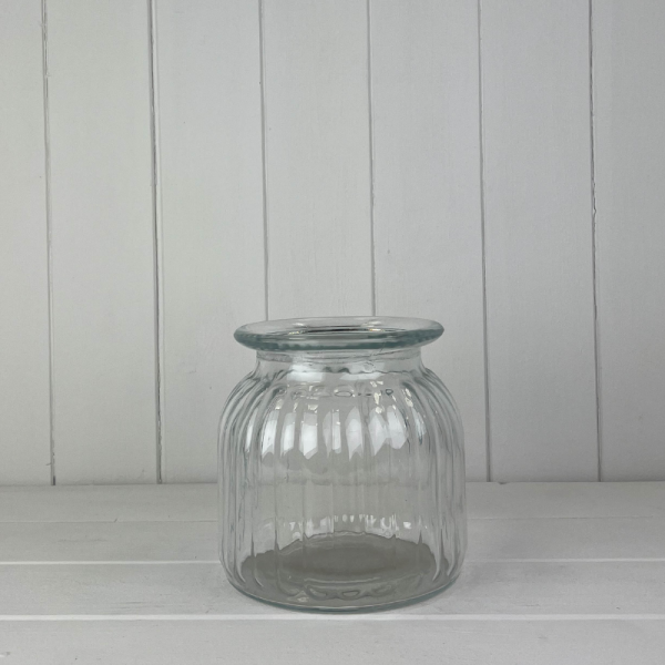 The Clear Ripple Vase