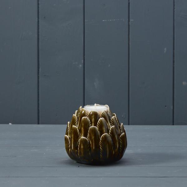The Green Flower Tealight Holder
