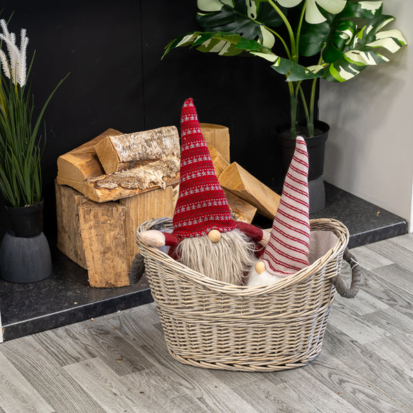 The Fireside Wicker Log Basket