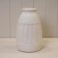 The Quiet Ribbed Vase