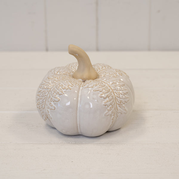 The Ivory Leaf Pumpkin