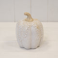 The Tall Ivory Leaf Pumpkin