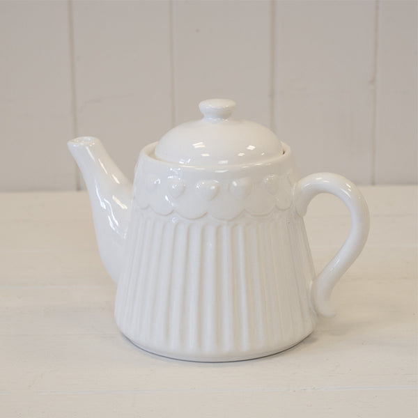 The Heartline Ribbed Teapot